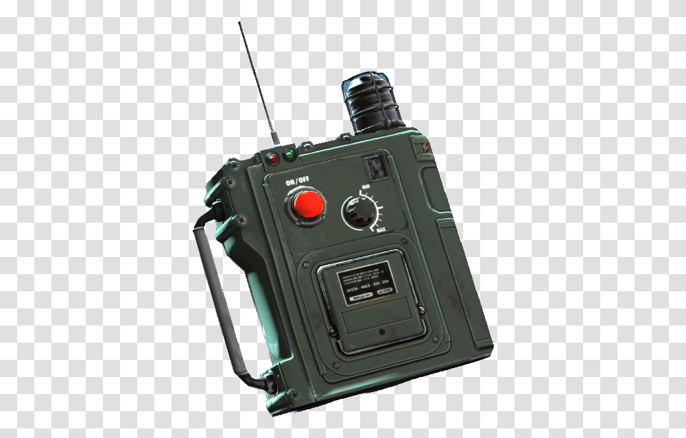 Nukapedia The Vault Gadget, Machine, Camera, Electronics, Generator Transparent Png