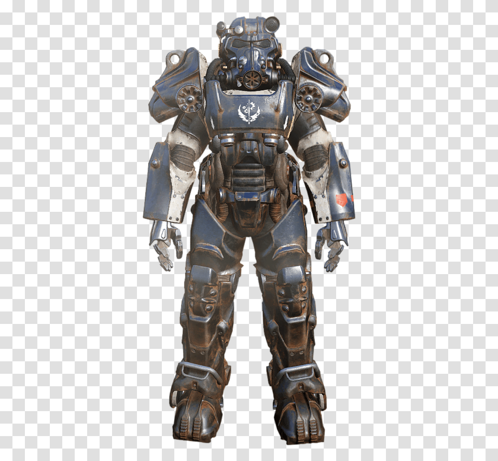 Nukapedia The Vault T 60 Bos Knight Paint Fallout, Toy, Tire, Armor Transparent Png