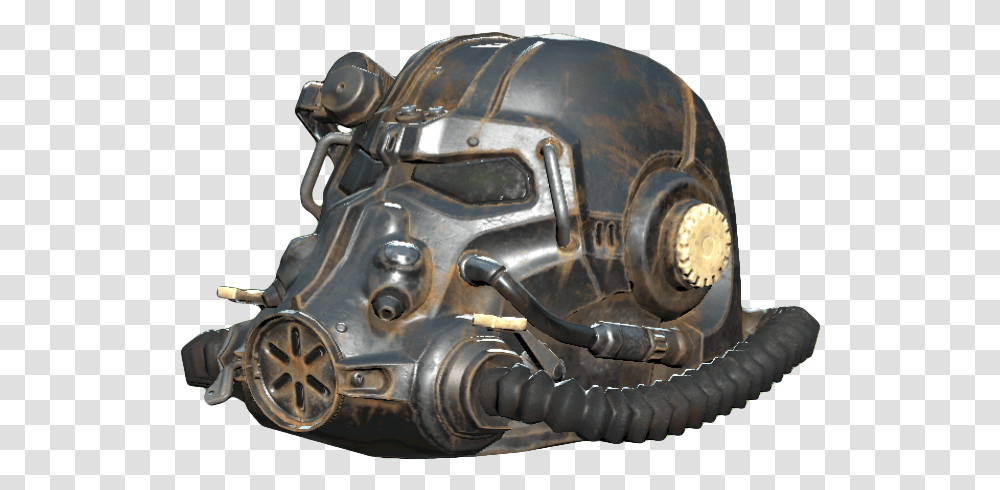 Nukapedia The Vault T 60 Helmet Fallout, Apparel, Machine, Crash Helmet Transparent Png
