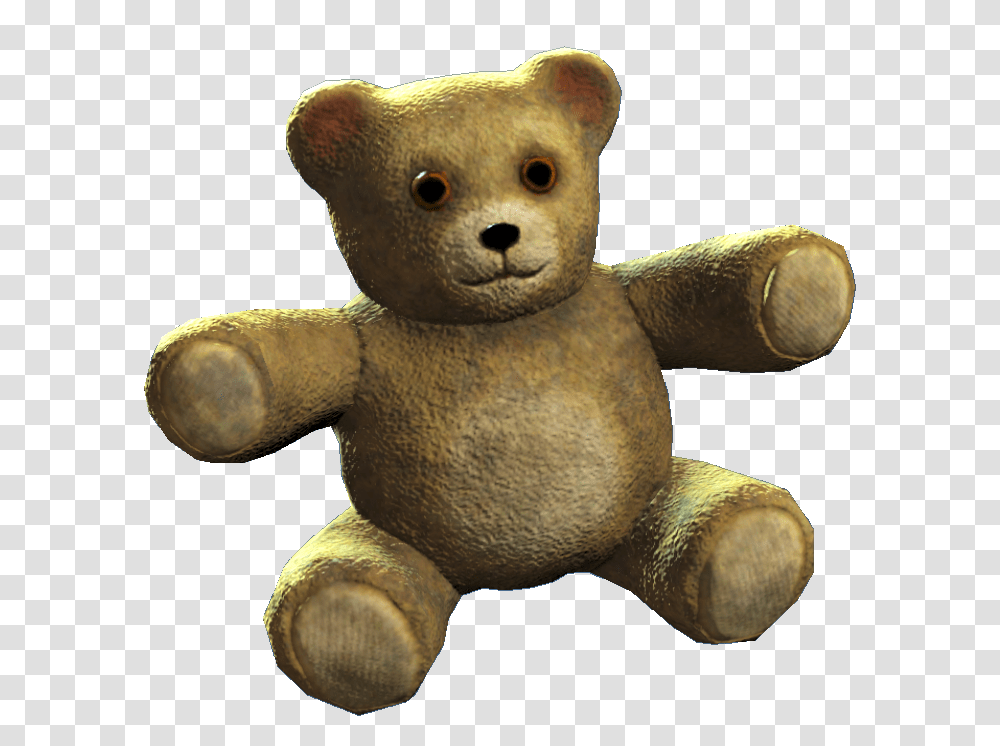 Nukapedia The Vault Teddy Bear Creepy Clipart, Toy, Plush, Sweets, Food Transparent Png