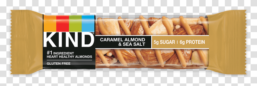Null Kind Bar Caramel Almond Sea Salt, Food, Bakery, Shop, Hot Dog Transparent Png