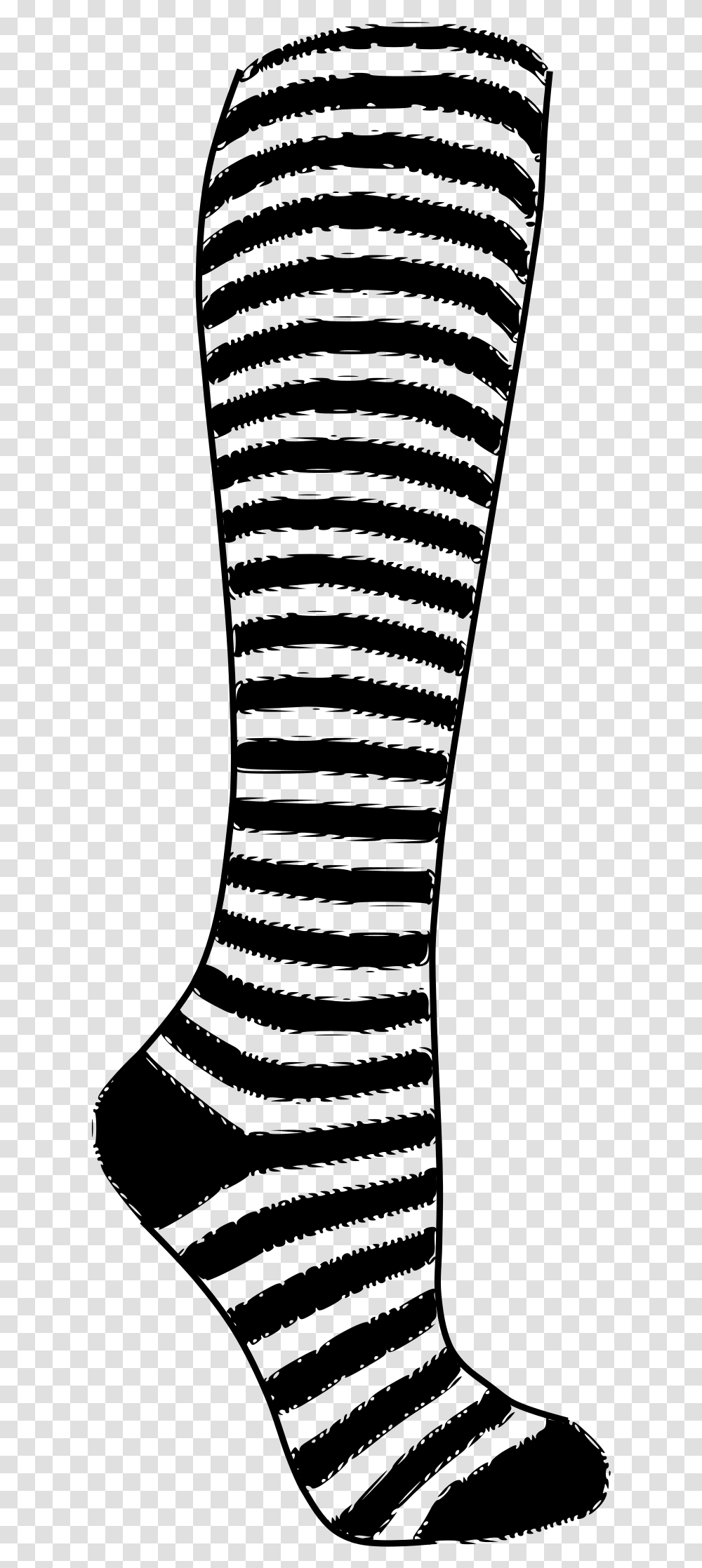 Number 1 Clipart Striped Striped Socks Clipart, Gray, World Of Warcraft Transparent Png