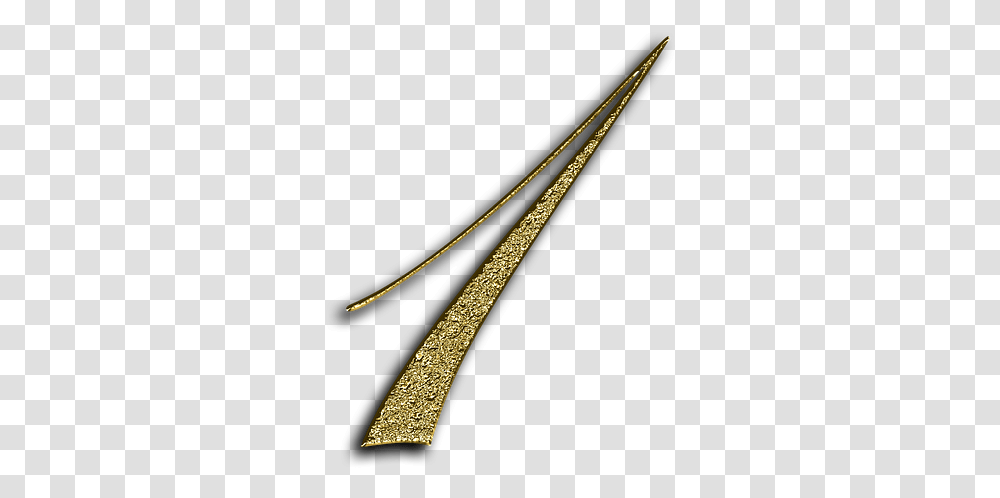 Number 1 Gold Font Training One Learn Golden Weapon, Sword, Blade, Weaponry, Hair Slide Transparent Png