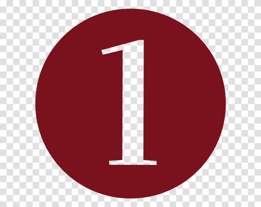 Number 1 Icon Circle, Alphabet, Lamp Transparent Png