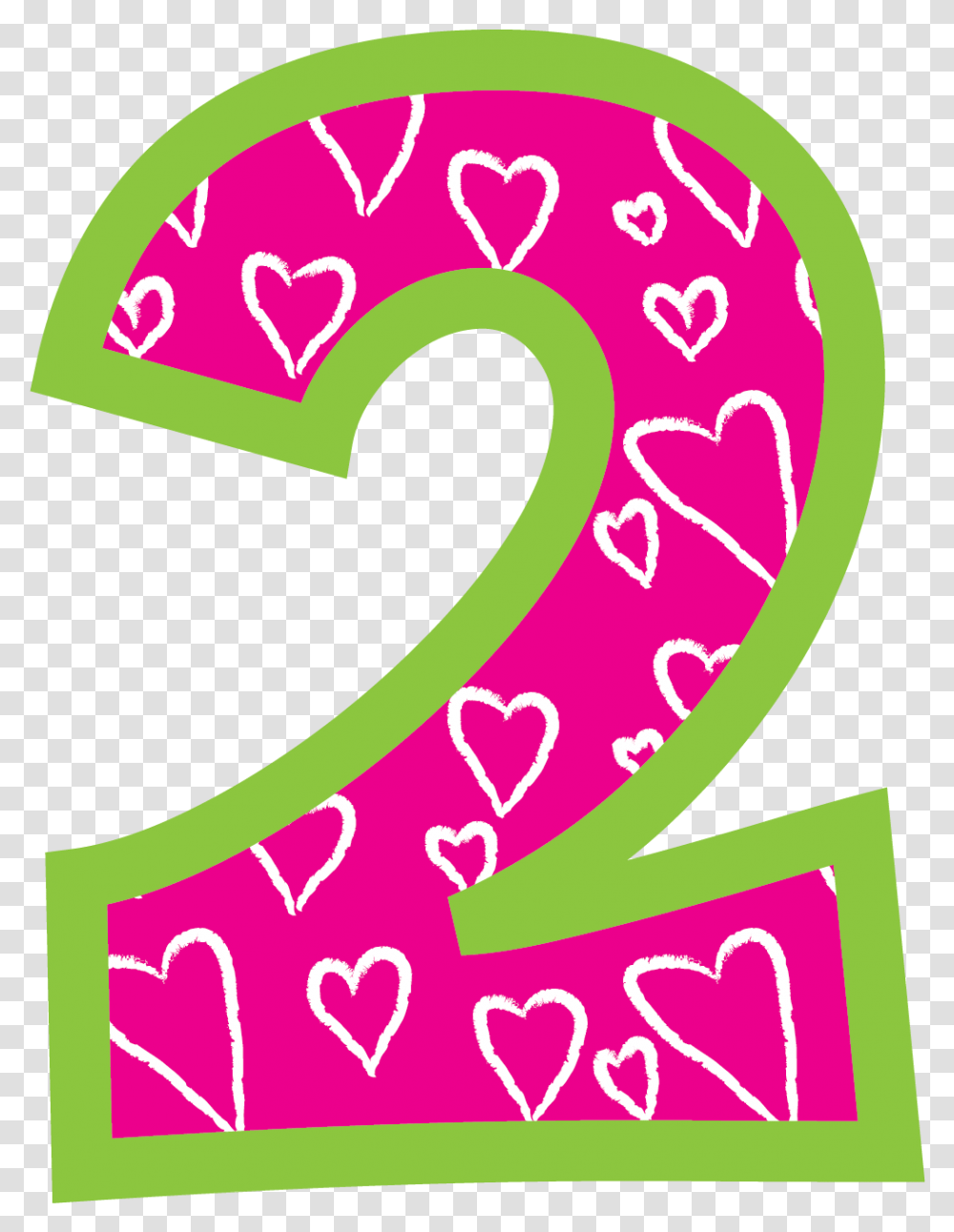 Number 2 Birthday Clipart Birthday Number 2, Purple Transparent Png