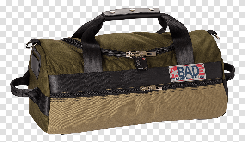 Number 2 Duffel Bag Side Pocket Moss Khaki Handbag, Luggage, Tote Bag, Briefcase Transparent Png