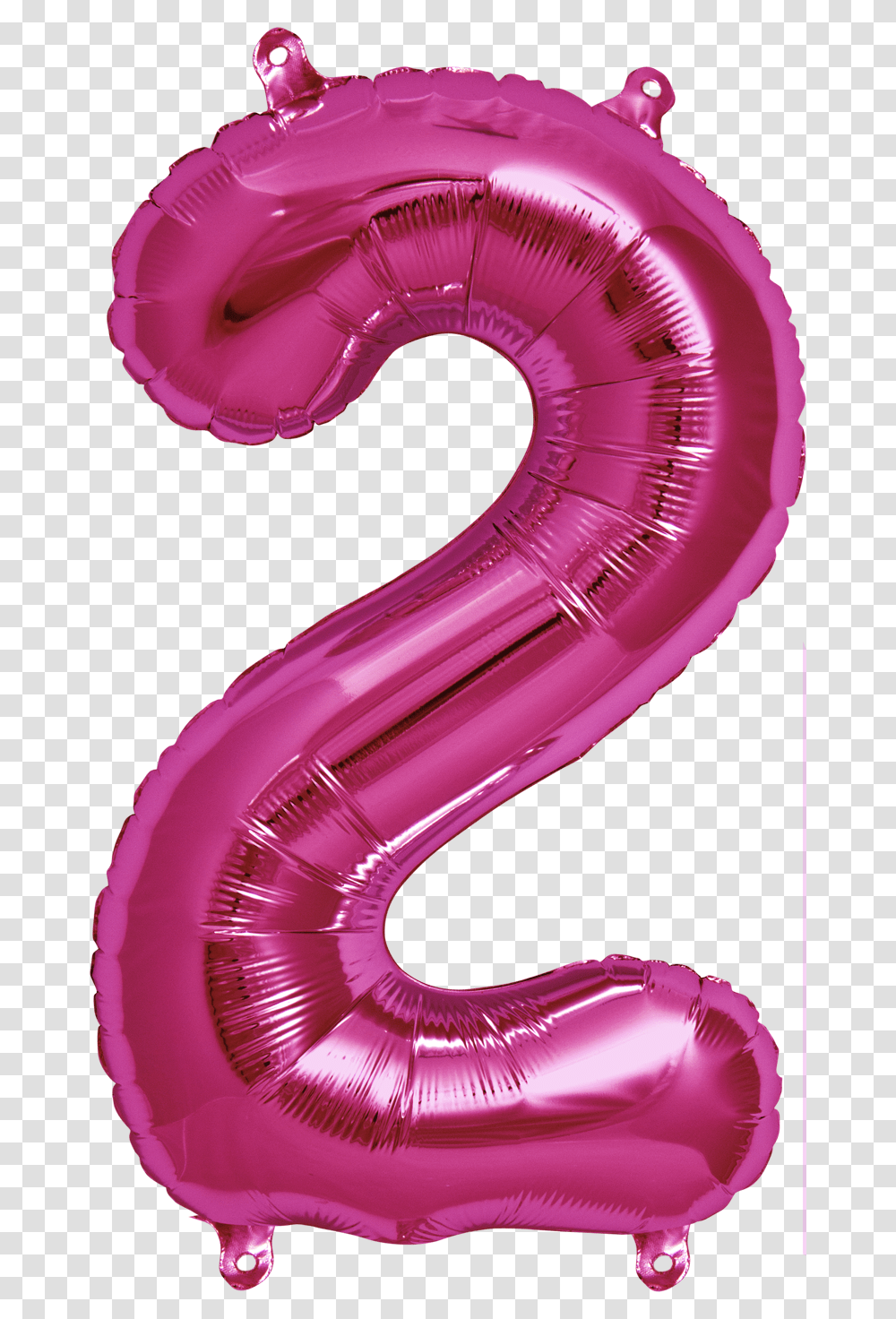 Number 2 Foil Balloon, Inflatable, Water Transparent Png
