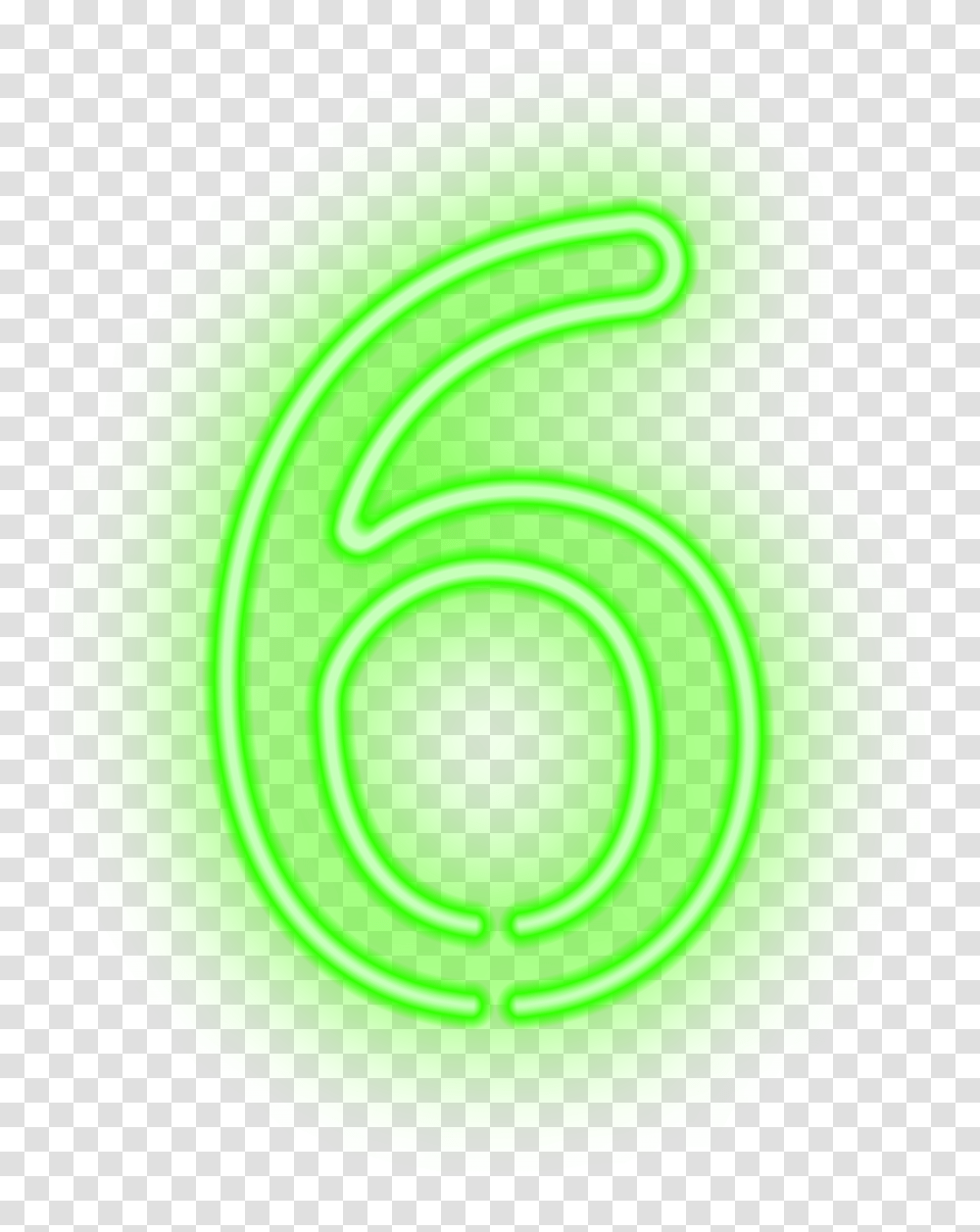 Number 4 Clipart Neon Green Transparent Png