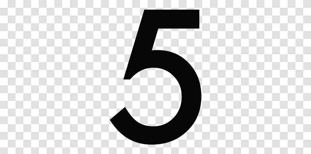 Number 5 5 With No Background, Silhouette, Alphabet Transparent Png