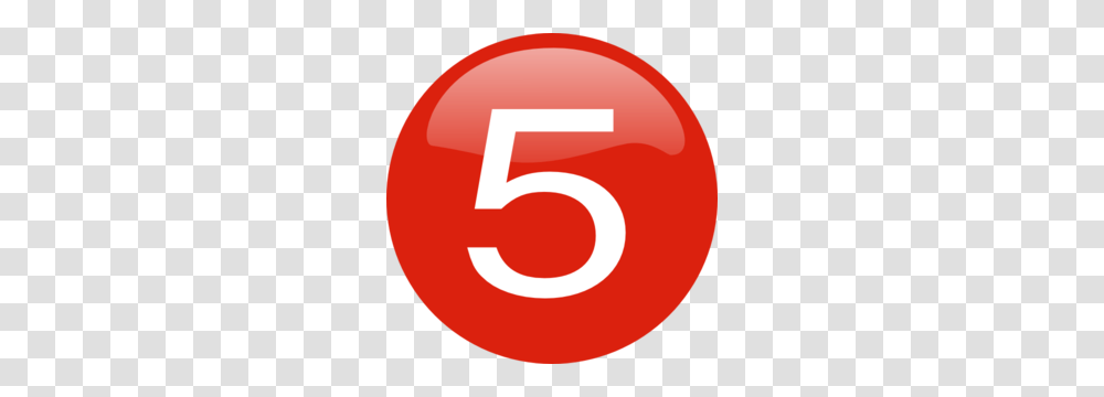 Number 5 Button Md Transparent Png