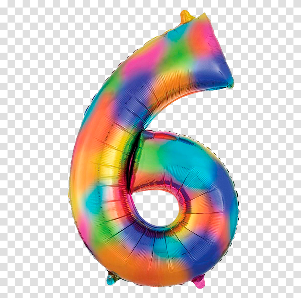 Number 6 Balloon, Pattern, Ornament Transparent Png