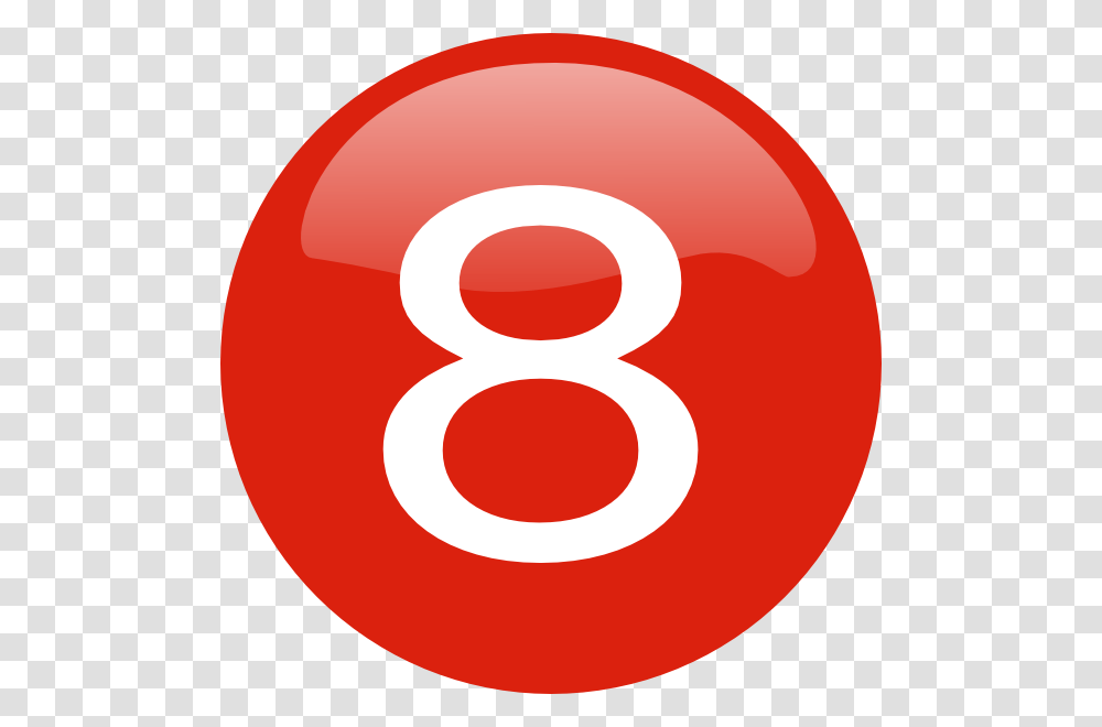 Number 8 Button.svg.hi, Alphabet, Logo Transparent Png