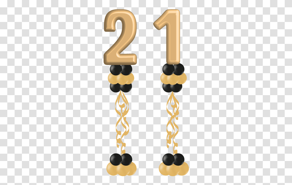 Number Balloon Pillars Earrings, Accessories, Accessory, Jewelry Transparent Png