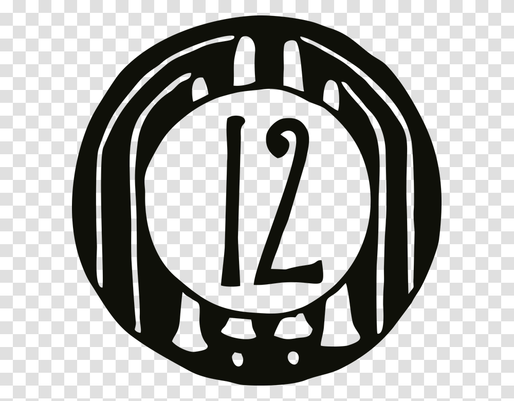 Number Chapter Birthday Button Design Decoration Clip Art, Alphabet Transparent Png