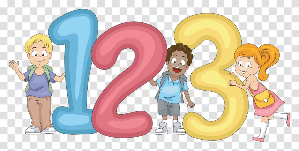 Number Clipart For Kid Numbers Kids, Person, Label Transparent Png