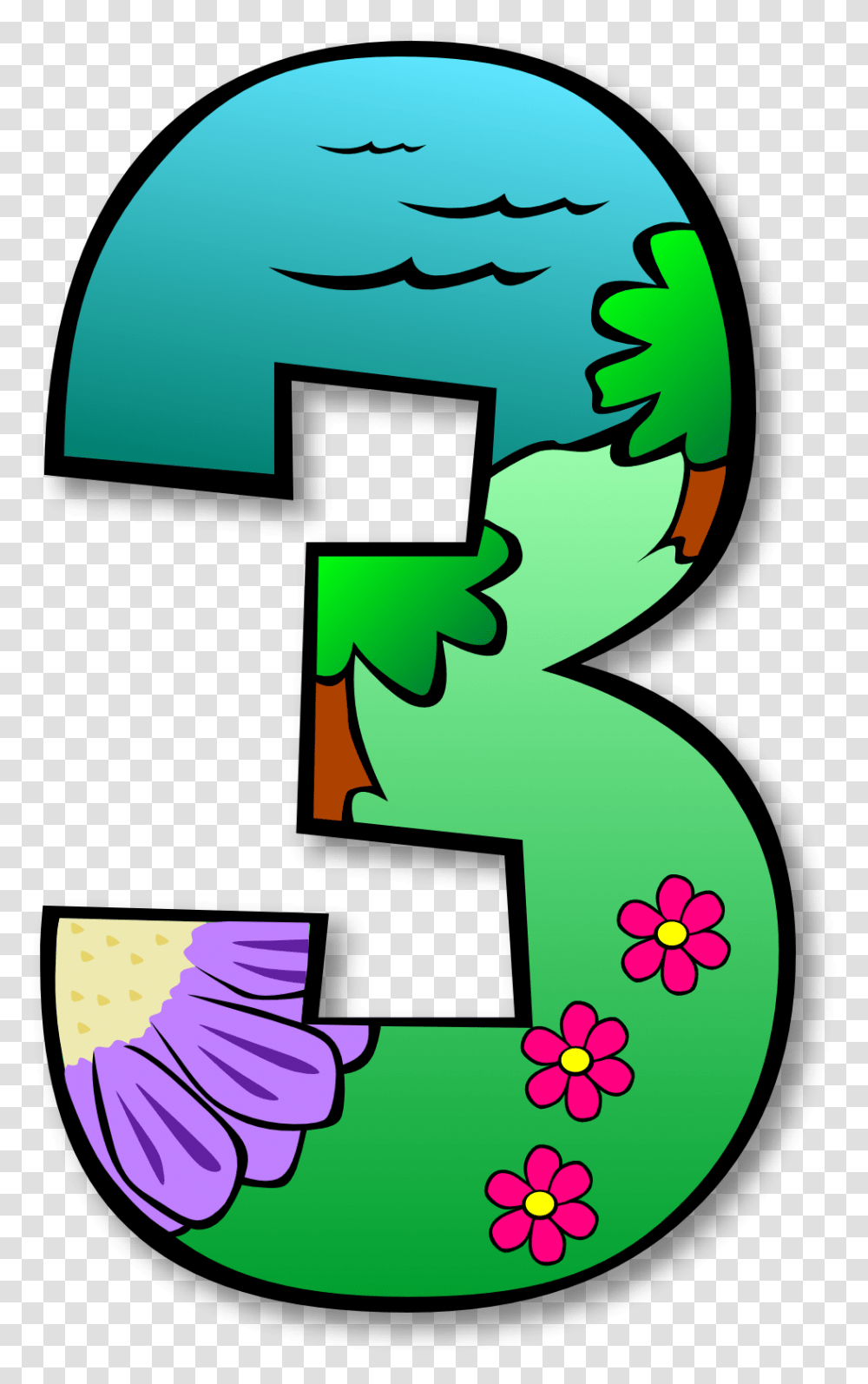 Number Clipart Number One Number 1 Creation Day, Recycling Symbol, Poster Transparent Png