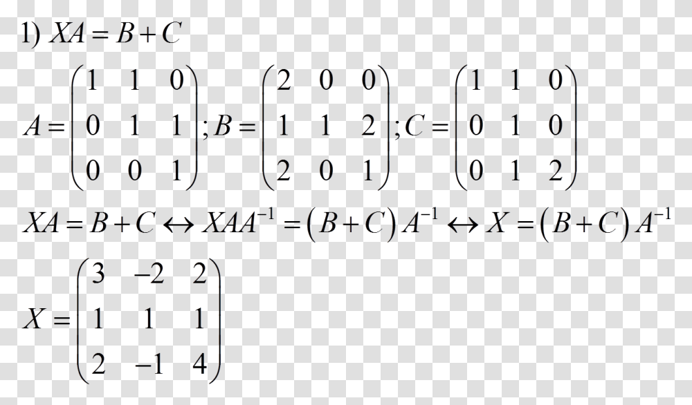 Number Download Matrix Equations, Alphabet, Word Transparent Png