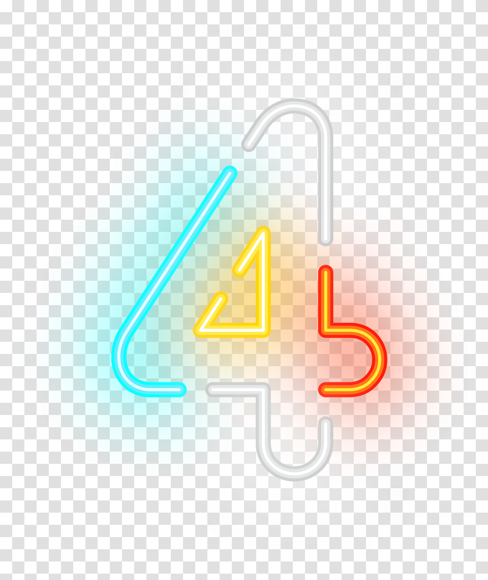Number Four Neon Clip Art Gallery Transparent Png