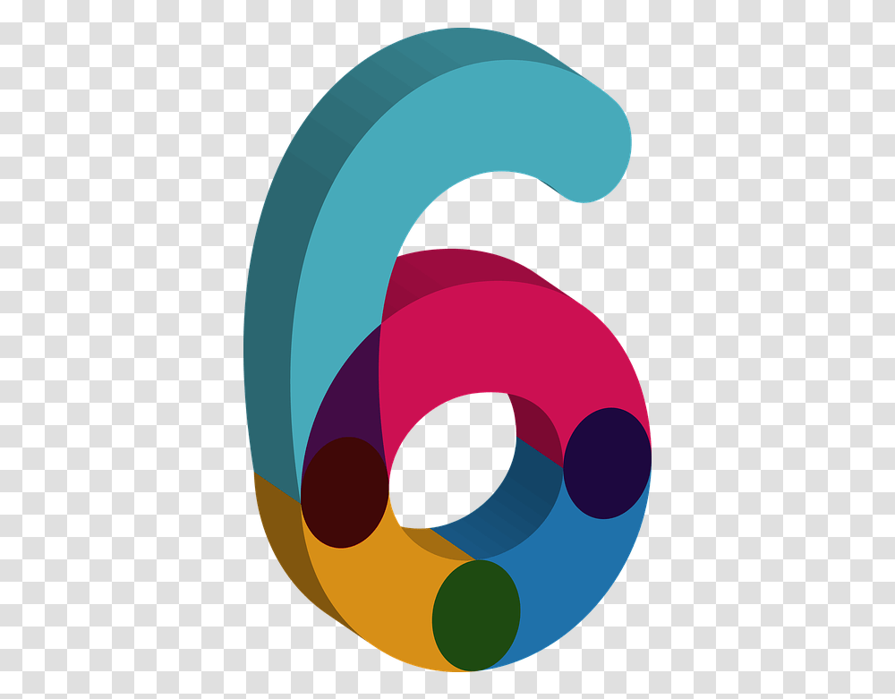 Number Hd Image Birthday Number 6, Graphics, Art, Hole, Text Transparent Png