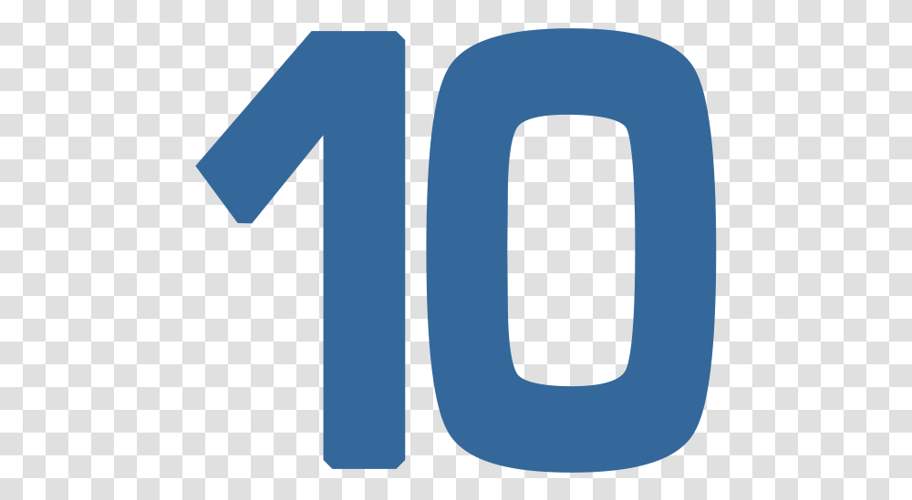 Number Image Number 10 In Blue, Purple Transparent Png