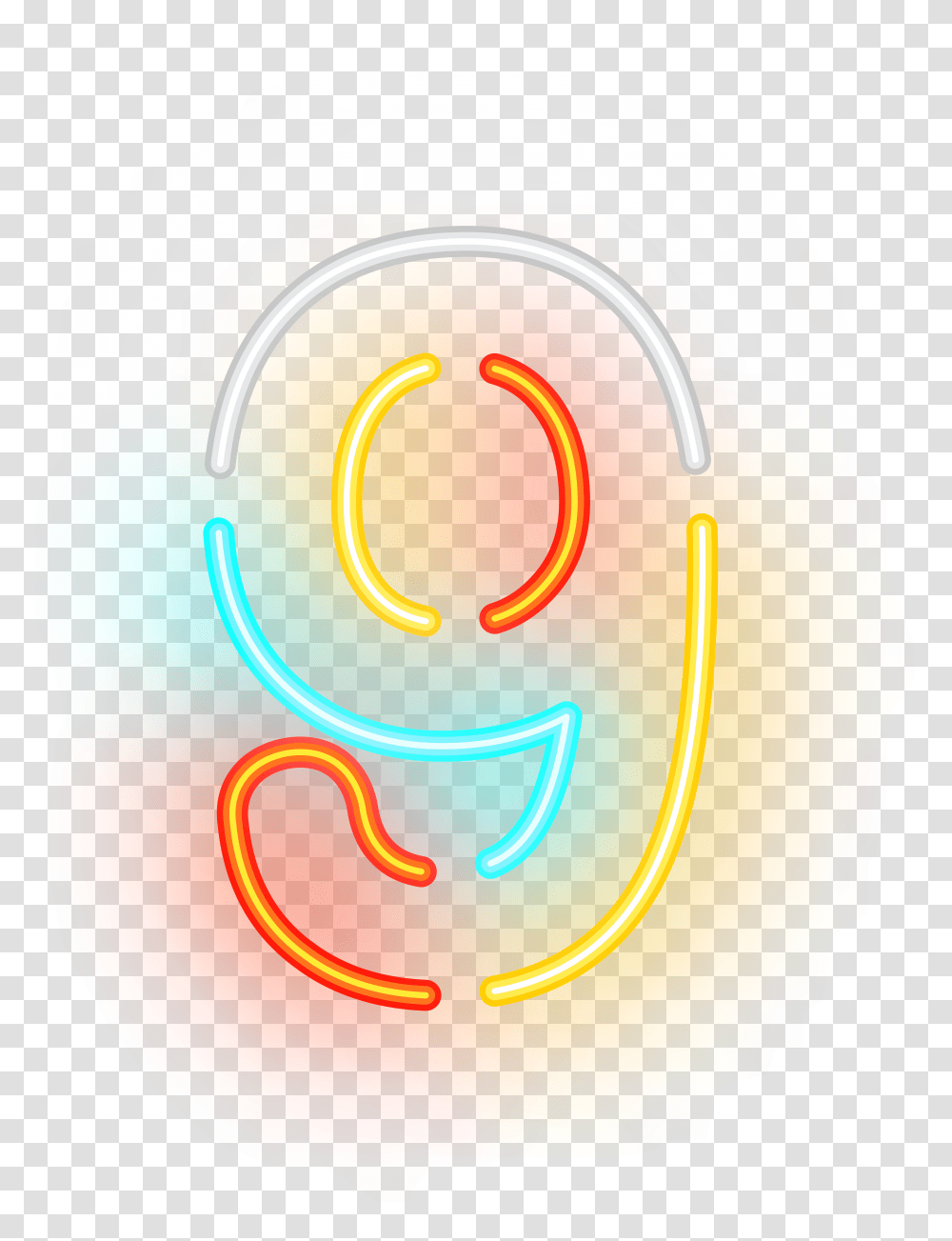 Number Nine Neon Clip Art Gallery Transparent Png