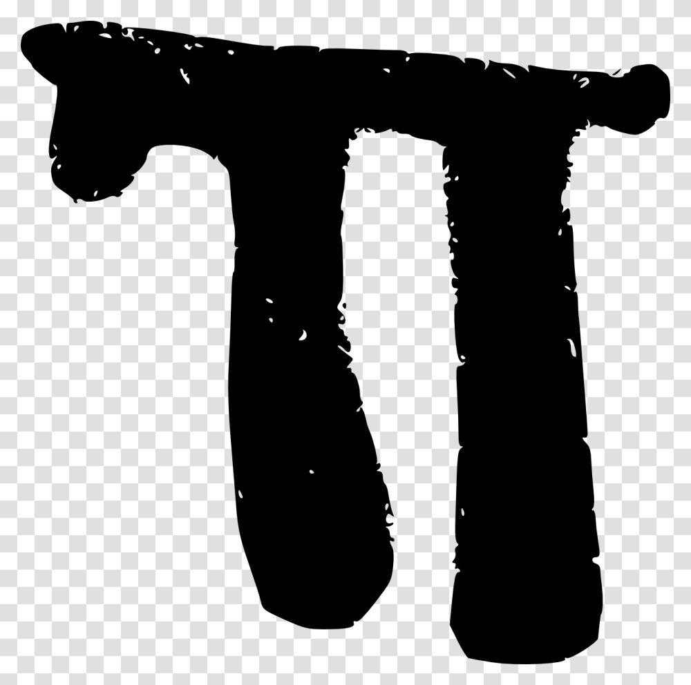 Number Pi, Stencil, Alphabet, Silhouette Transparent Png