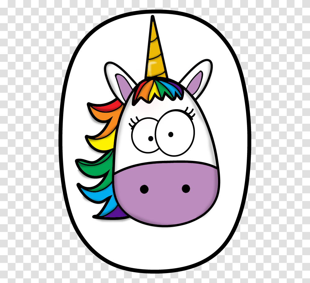 Number Unicorn Numbers And Rainbow Unicorn, Egg, Food, Snowman, Winter Transparent Png