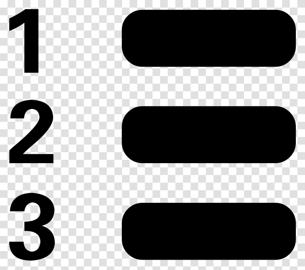 Numbered List Svg Icon Free Number List Html Icon Transparent Png