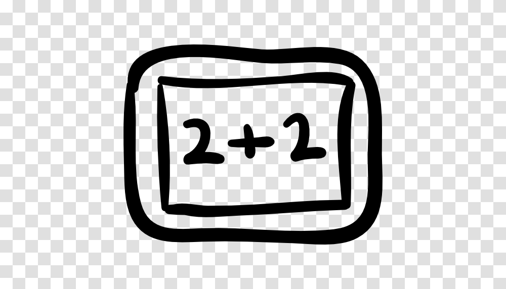 Numbers Calculate Whiteboard Board Addition Hand Drawn, Stencil, Label, Rug Transparent Png