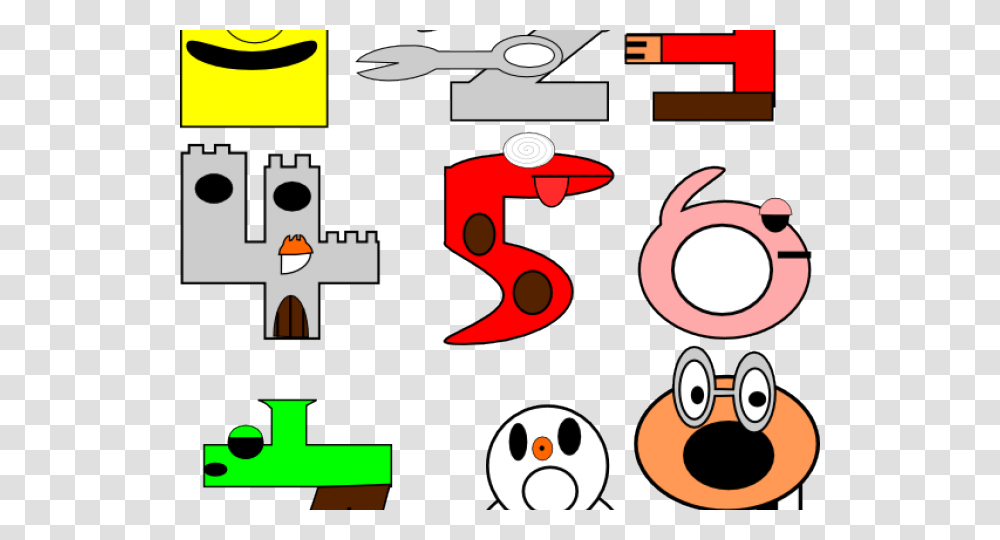 Numbers Clipart Hello Kitty, Alphabet, Angry Birds Transparent Png