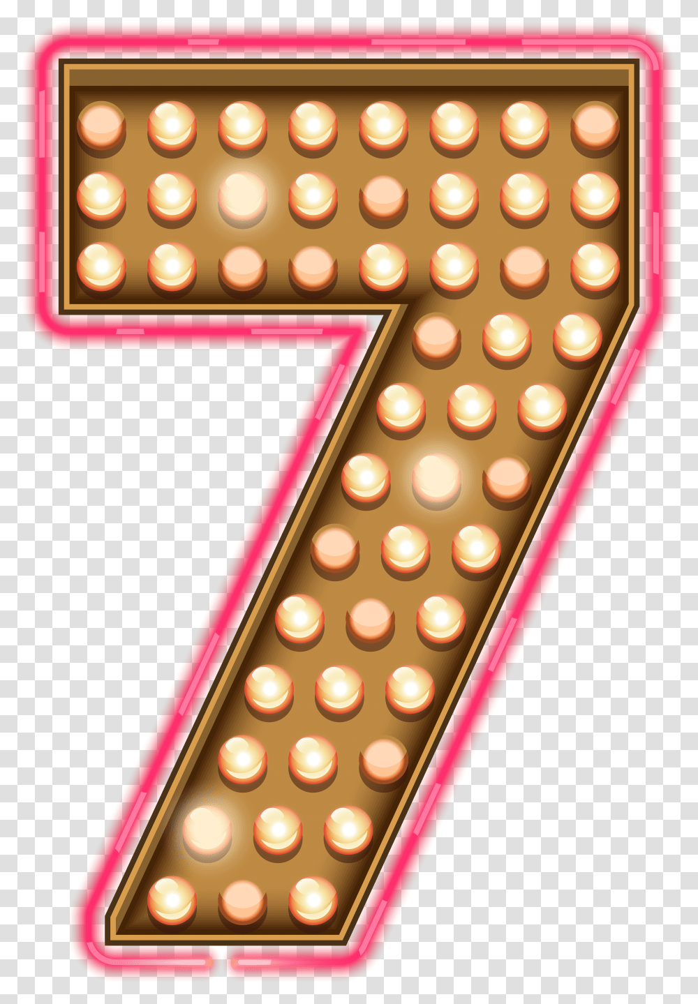 Numbers Clipart Seven Transparent Png