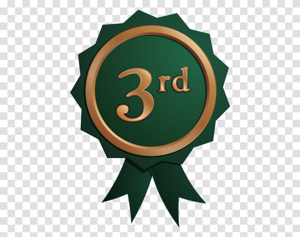 Numbers Ordinal Days Of The 3rd Place Ribbon, Symbol, Text, Logo, Trademark Transparent Png