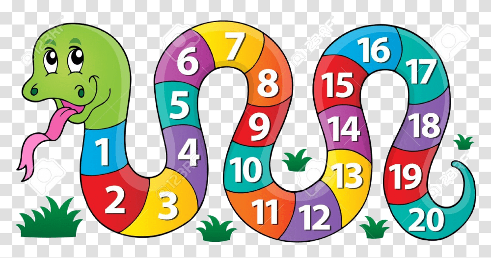 Numbers Snake With Theme Imag Clipart Numbers Snake, Alphabet Transparent Png