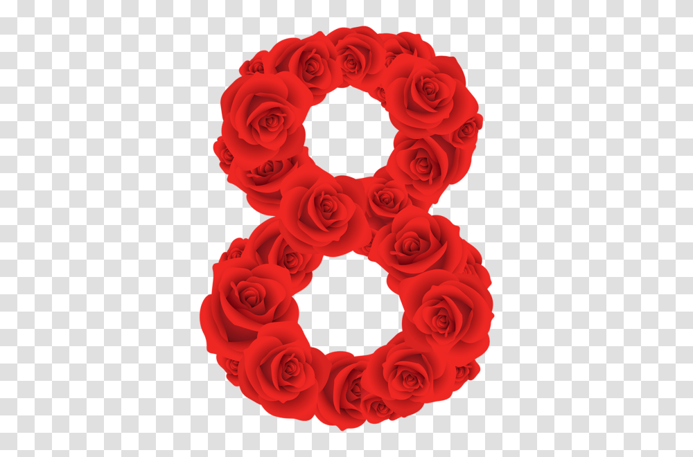 Numbery Clip Art Numbers, Wreath, Rose, Flower, Plant Transparent Png