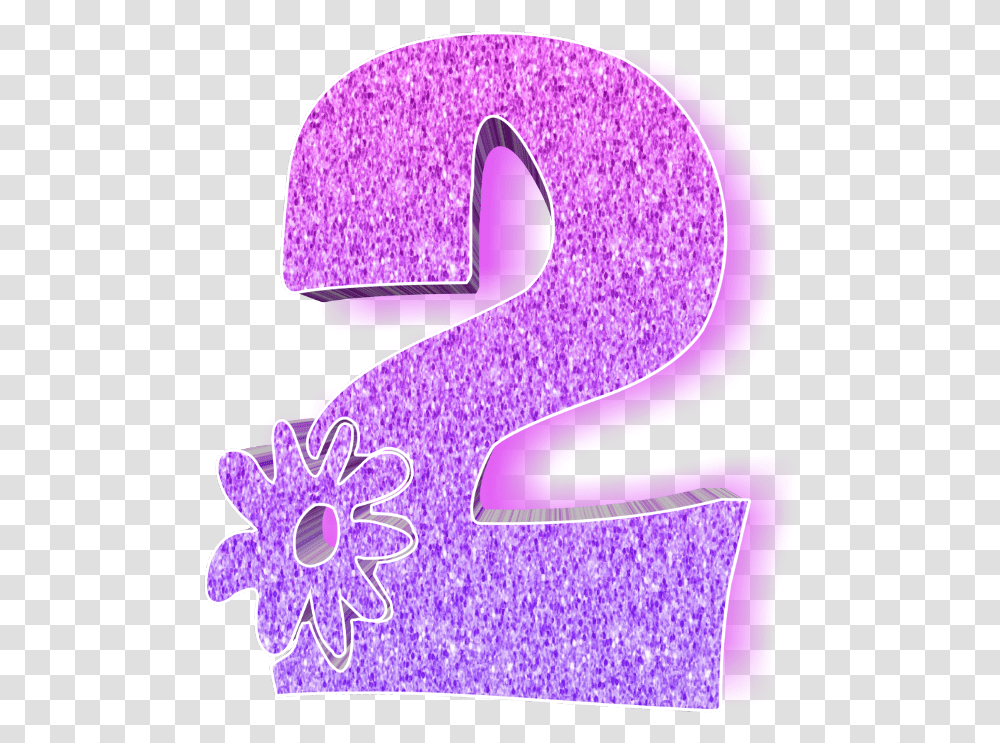 Numero 2 Picsart Number, Light, Purple, Alphabet Transparent Png