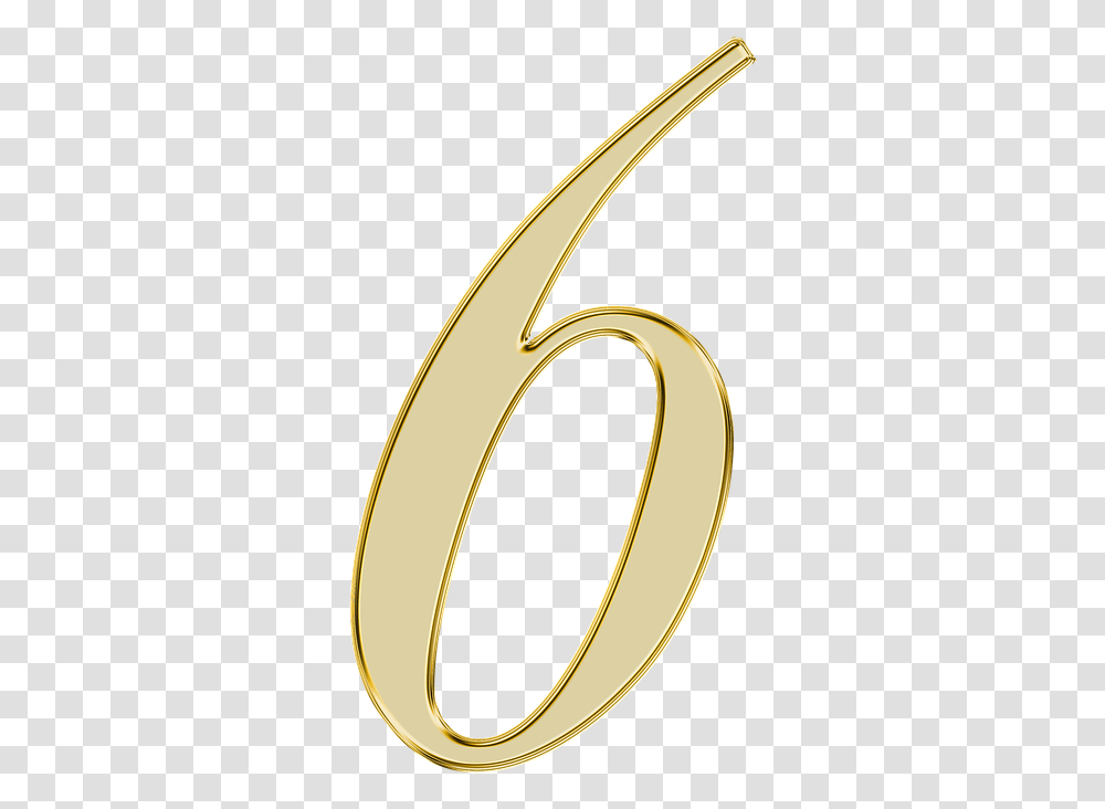 Numero 6 Sei Immagini Gratis Su Pixabay Gold Number 6, Symbol, Text, Ring, Jewelry Transparent Png
