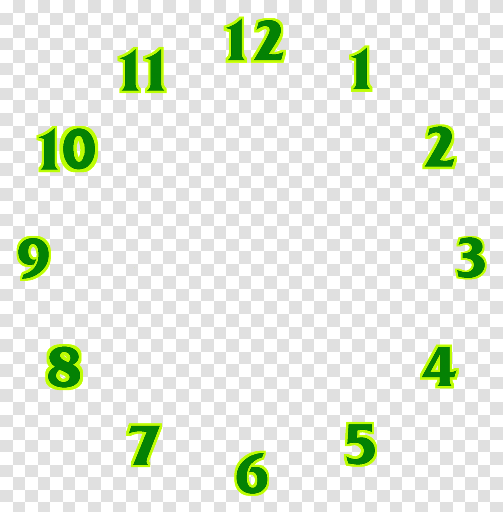 Numero De Relogio, Analog Clock, Number Transparent Png