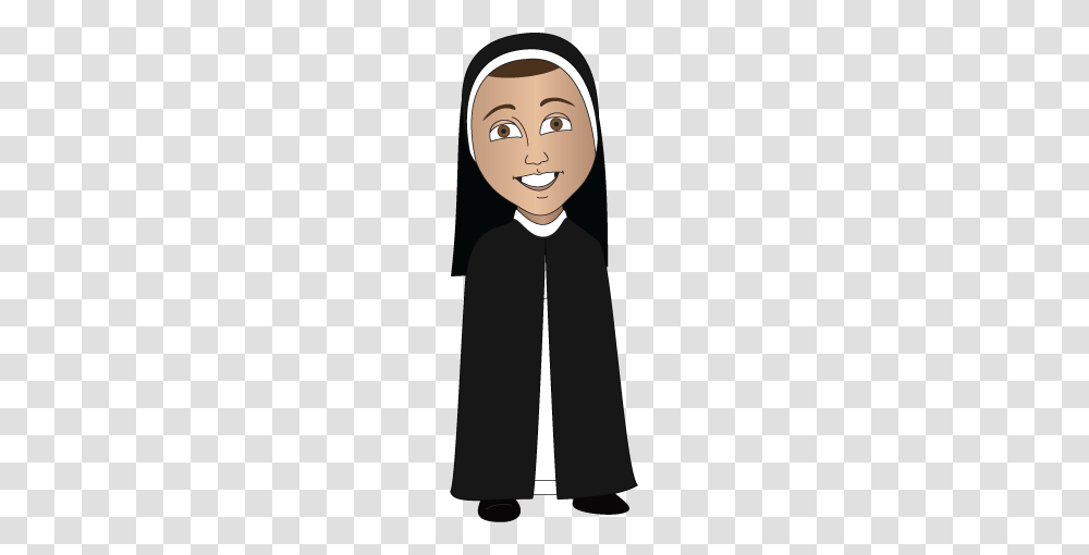 Nun Cartoons, Person, Priest, Fashion Transparent Png