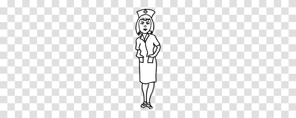 Nurse Technology, Person, Stencil Transparent Png