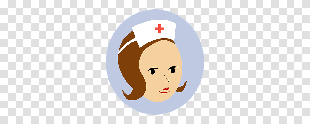 Nurse Logo, Trademark, Face Transparent Png