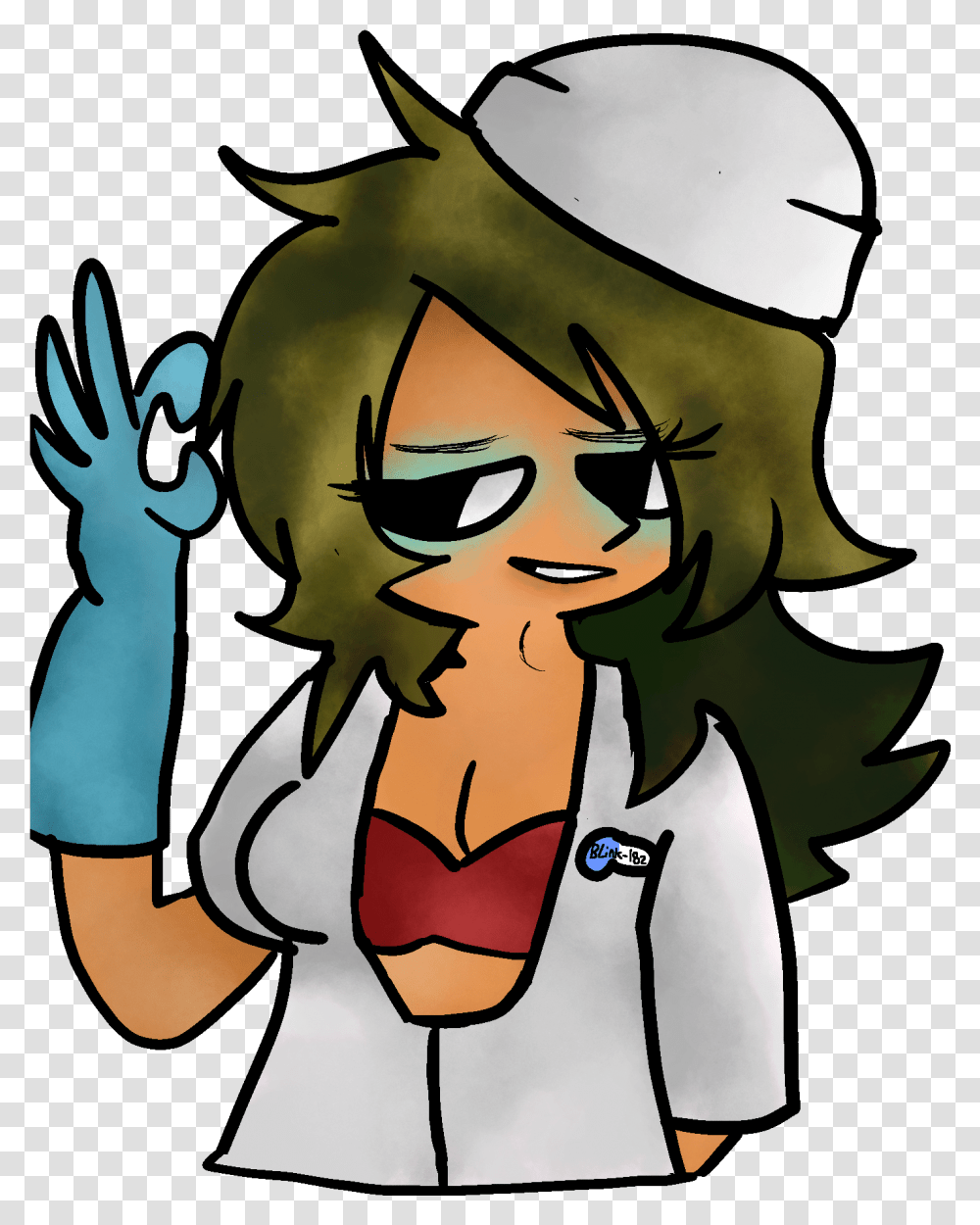 Nurse Cartoon, Person, Face, Drawing Transparent Png