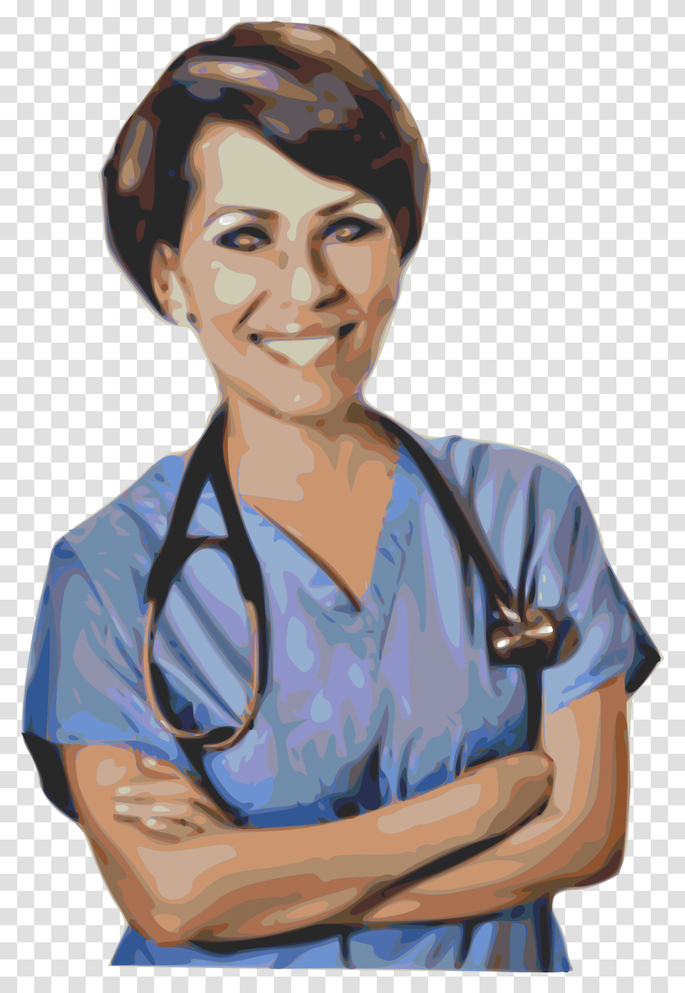 Nurse Clipart Happy Nurses Week 2019, Person, Human, Doctor, Helmet Transparent Png
