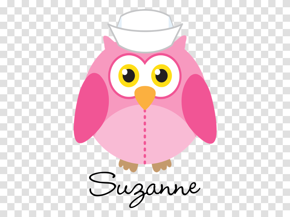 Nurse Clipart Owl, Bird, Animal, Balloon, Pattern Transparent Png