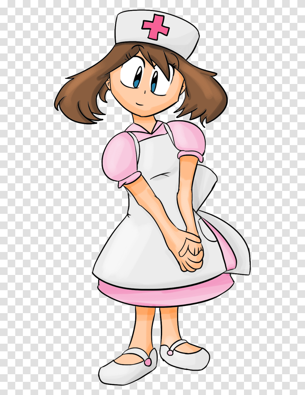 Nurse Clipart Person Pokemon May Nurse Joy, Female, Manga, Comics, Book Transparent Png