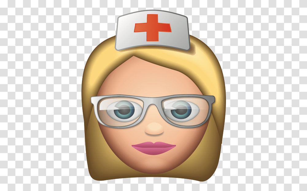 Nurse Emoji, Glasses, Accessories, Accessory, Goggles Transparent Png