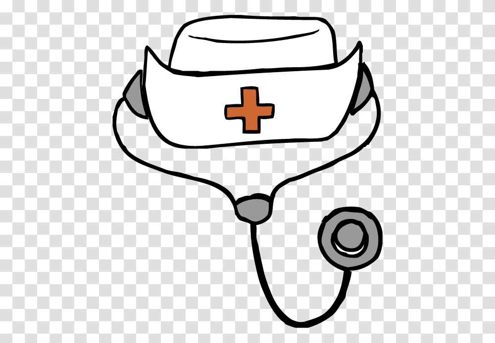 Nurse Hat Clip Art, Apparel, Stencil, Face Transparent Png