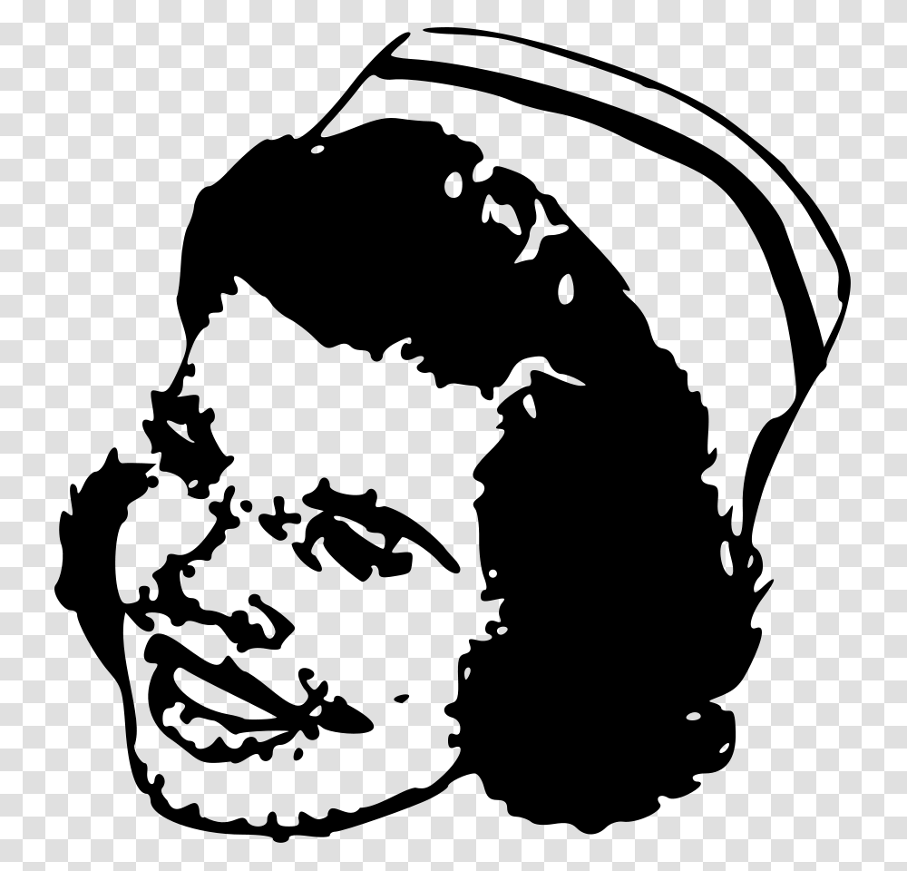 Nurse Head 2 Clipart Nurse Clip Art, Gray, World Of Warcraft Transparent Png