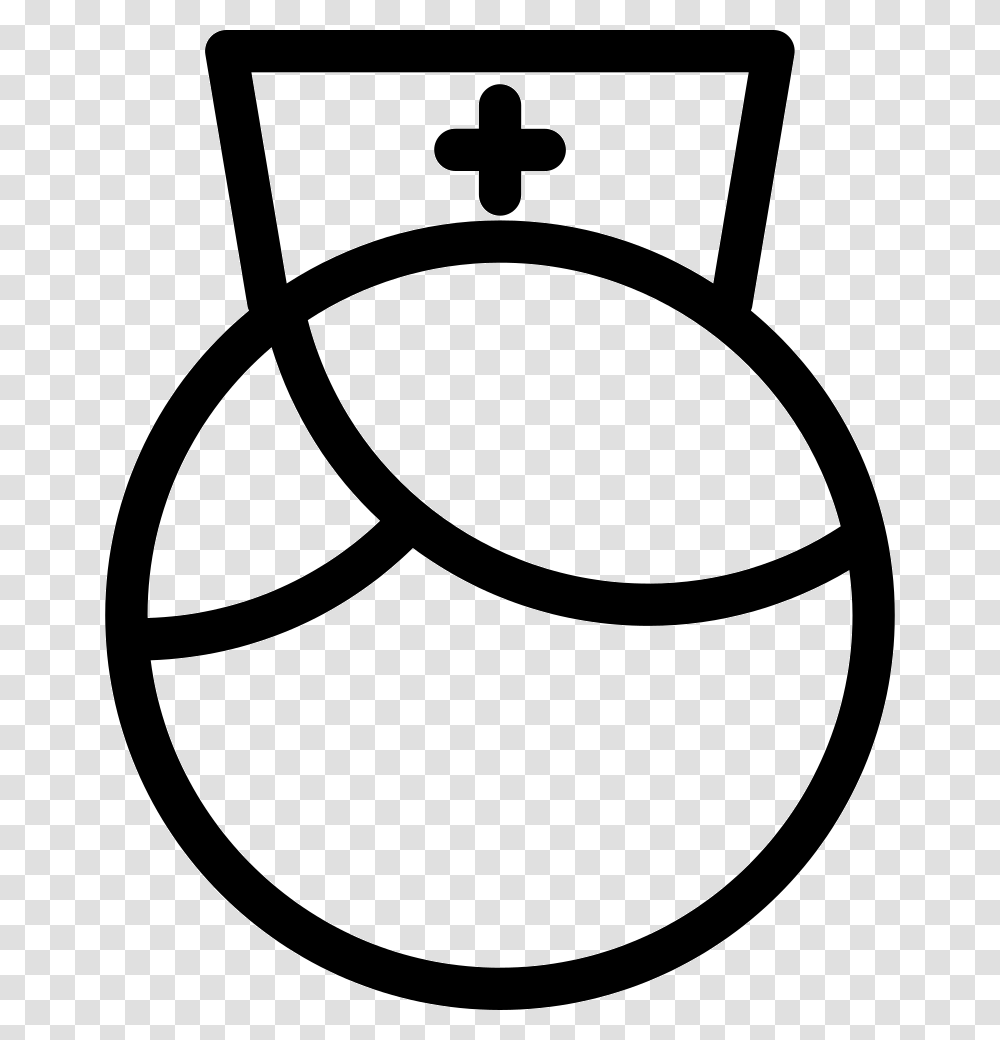 Nurse Icon Free Download, Stencil, Curling Transparent Png