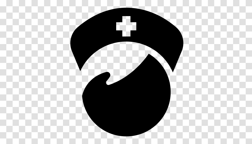 Nurse Nurse Cap Nurse Icon With And Vector Format For Free, Gray, World Of Warcraft Transparent Png