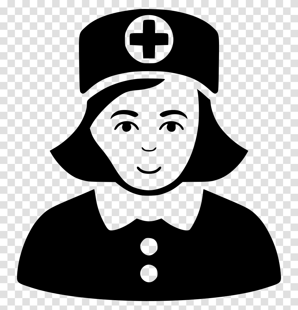 Nurse Nurse Sad Icon, Stencil, Baseball Cap, Hat Transparent Png